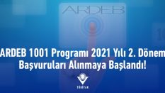 ARDEB-2021 Yılı 2. Dönem 1001 Projelerinin Başvuruları Alınmaya Başlandı